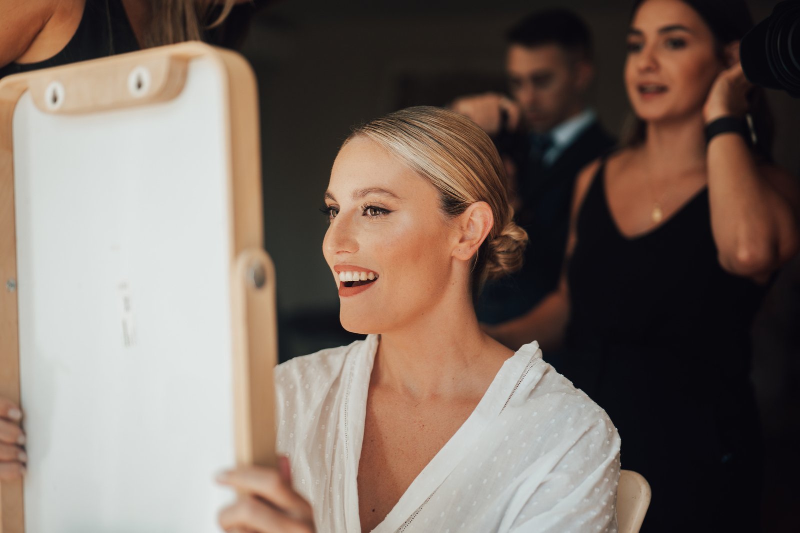 Preparativos de la novia