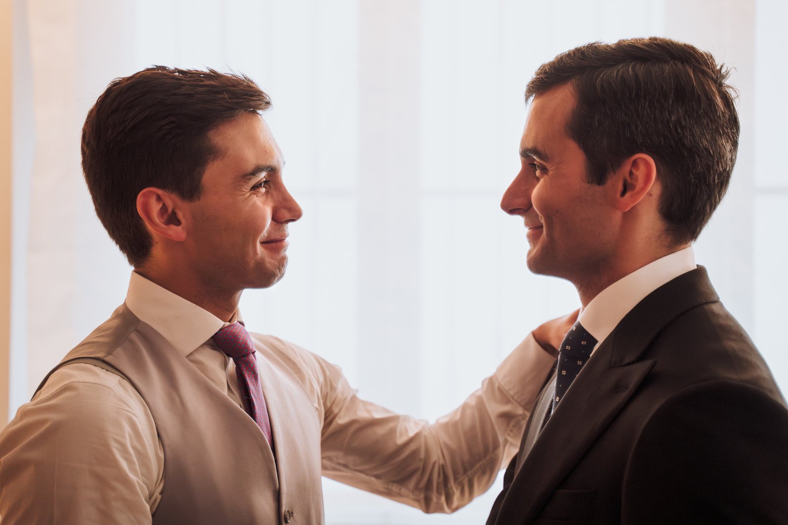 Pareja durante la boda