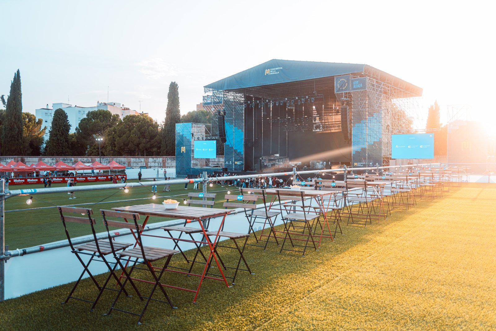 Grabación profesional de un concierto para crear un aftermovie